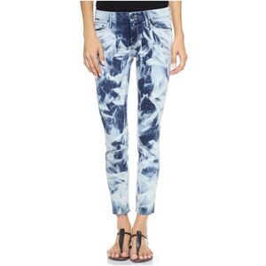 Mother Jeans Looker Ankle Fray in Dog Gone It Wash, Size 25
